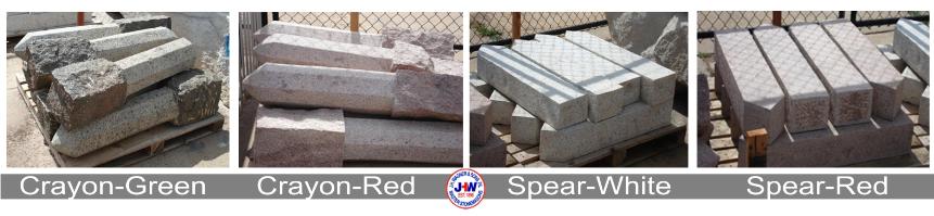 Granite Bollard Colours